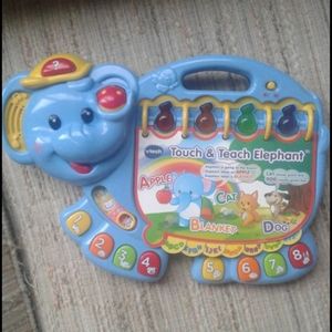 VTECH TOUCH AND TEACH ELEPHANT BOOK